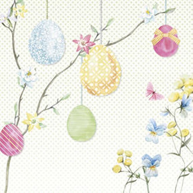 Hovedbilde Lunsj serviett, Hanging Eggs, ...