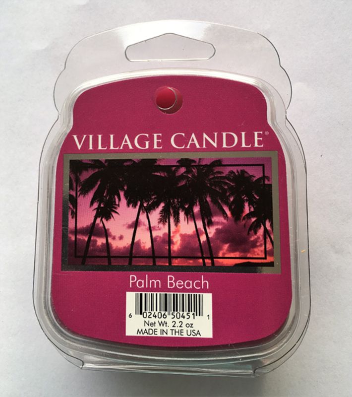 Smeltevoks, Palm Beach i pakke, fra Village Candle.