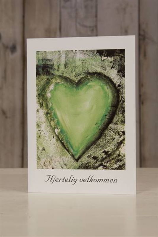 Invitasjonskort, Grønnt hjerte.