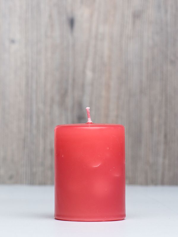Kubbelys, lite rosa krystall, fra Kloster Design.