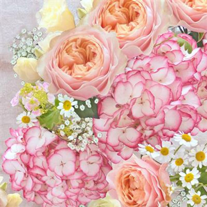 Hovedbilde Lunsj serviett. Vintage rose.