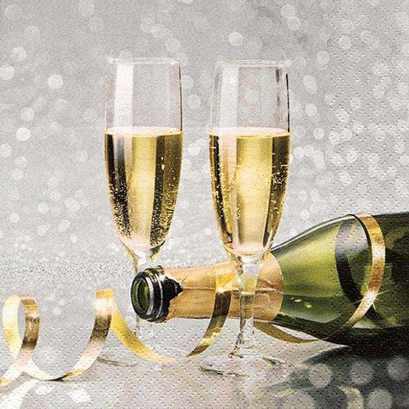 Lunsj serviett, Champagne, fra ti-flair.