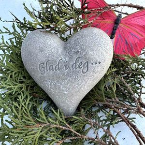 Hovedbilde Gravpynt hjerte med ...