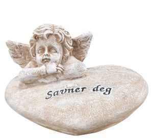 Hovedbilde Gravpynt, liten engel ...